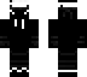 black and white