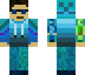 blue armed cheif with sunglasses