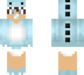 blue dino onsie with a dummy