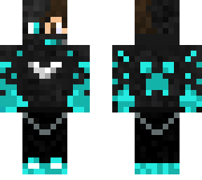 blue fire cyborg