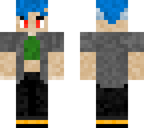 blue mullet with crop top and jacket