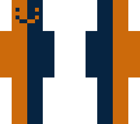 blue orange skin