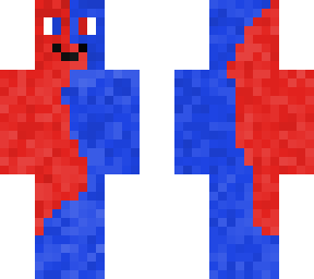 blue red