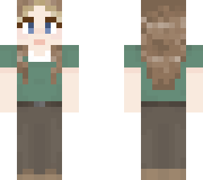 bronw/dyed hair girl basic