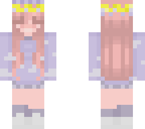 cloud girl with crown