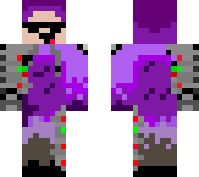 cyborg purple hoodie guy