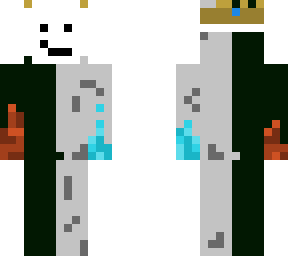 dream mask on ranboo with powered arms