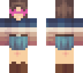 edit: hair and glasses