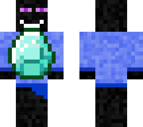 endermen with diamond shirt