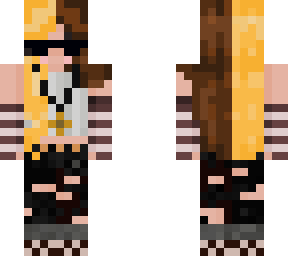 girl with split dyed hair