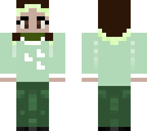 green butterfly outfit
