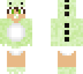 green dino onsie with dummy