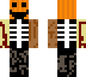 halloween skin with a mix of several characters such as: jungle man _ pumpkin_sk