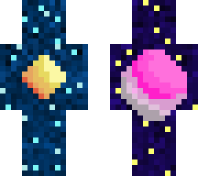none sided galaxy skin
