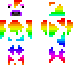 rainbow cow