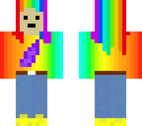 rainbow girl