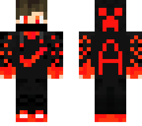 red gamer boy with a written on back