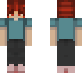 red haired female