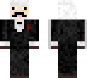 sheep in suit with moustache