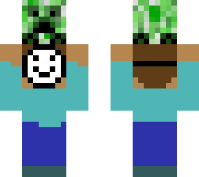 steve carying creeper