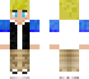 tommyinnit with blue dress
