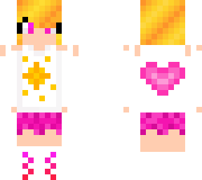 white-pink gamer girl
