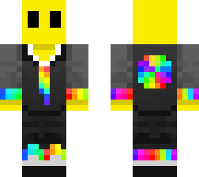 yellow man with suit