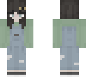 +=- brunette overalls -=+