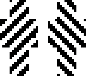 black and white diagonal lines