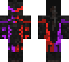 black genji half purple half red