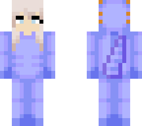 blue axolotl girl