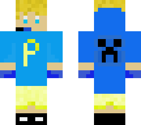 blue gamer blonde