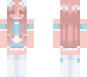 blue maid girl