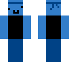 blue sweat skin!
