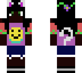 cat girl with flowers