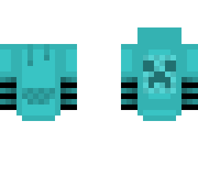 cyan creepers mcc hoodie base