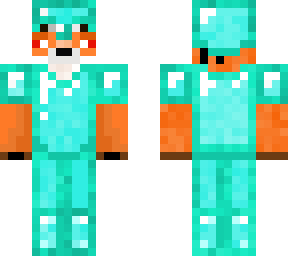 el kyubi de minecraft con armadura