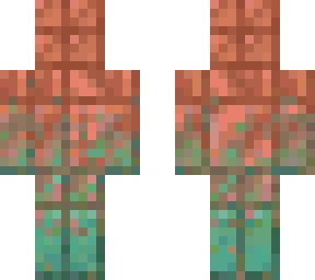 fading cut copper skin