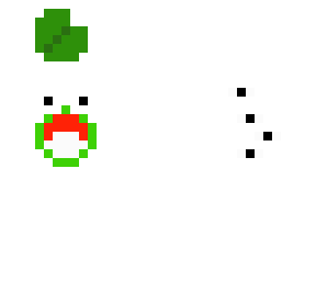 frog and flies ''   (0_0)