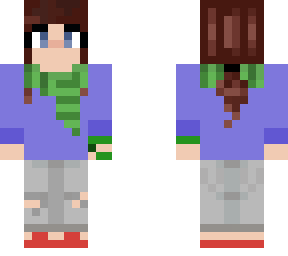 girl with scarf