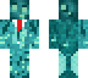 glow squid in a suit