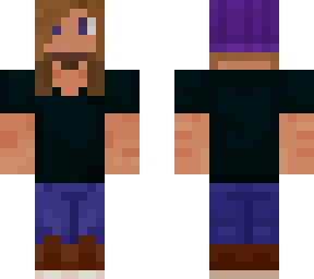 hippie w/ purple hat