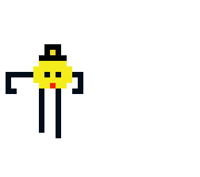 lemon with a hat