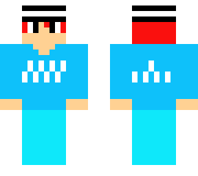 minecraft skin for youtuber '' crazy glither ''