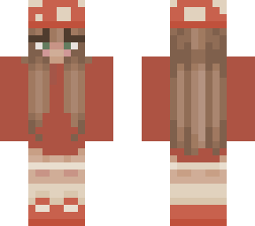 mushroom girl sweater