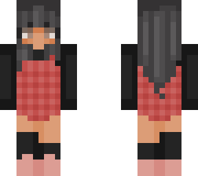 my skin plaid dress