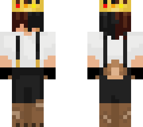 oc goat split brown hair
