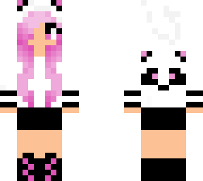 pink panda girl
