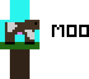 pixel art cow :d