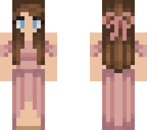 pretty plain pink dress